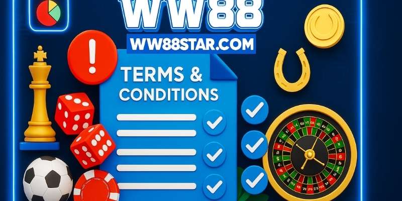 Điều khoản và điều kiện WW88 yêu cầu đủ 18 tuổi, mỗi người chỉ có 1 tài khoản